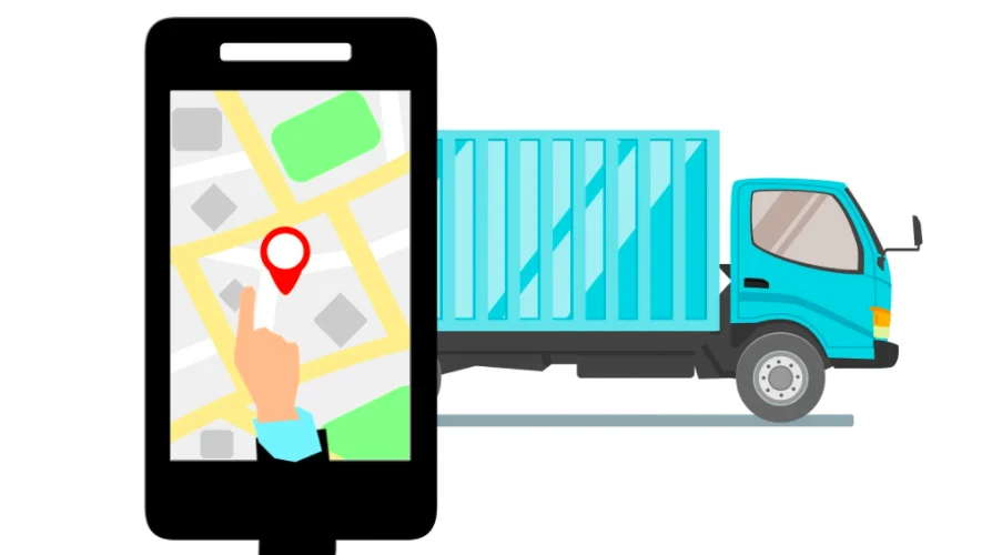 Rastreamento de caminhão via satélite