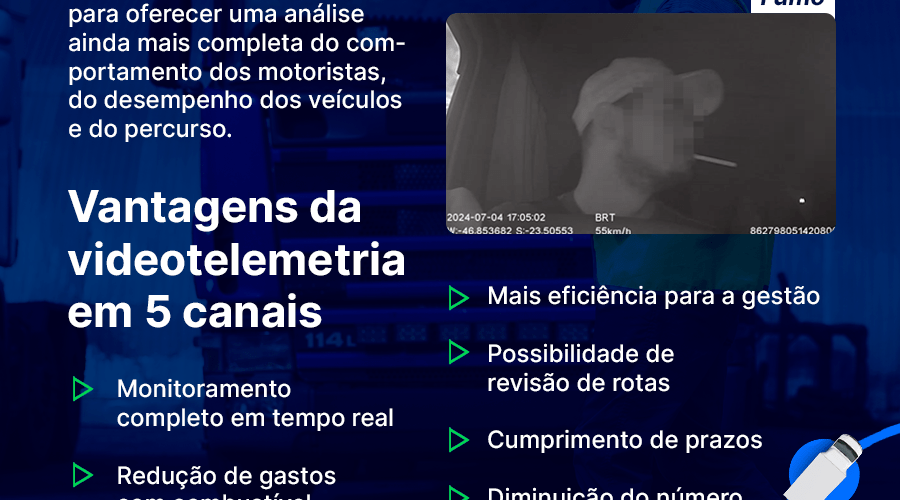 O que é e as vantagens da videotelemetria de 5 canais